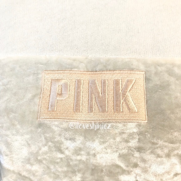 •Victoria's Secret PINK• Velvet Crop Hoodie S - Picture 4 of 6